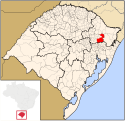 Location of the Community of São Romédio