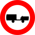 20c) — No vehicles pulling a trailer with 2 or more axles