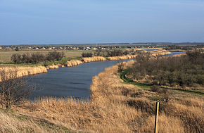 Вид на село с реки Малый Утлюк