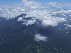 Mount Banahaw from air