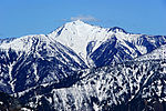 立山の大観峰から望む鹿島槍ヶ岳（南峰）