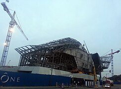 Vue du chantier en avril 2013