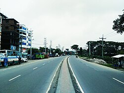 Dhaka-Sylhet Highway in Madhabdi