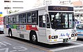 市外線用の車両。前乗り前降り運賃後払い方式。