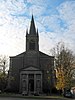 Toren en portaal van kerk Saint-Quentin