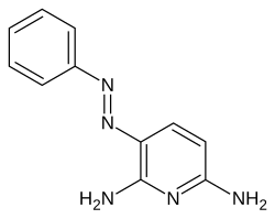 Strukturformel von Phenazopyridin