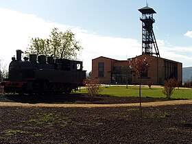 Locomotora "La Gorda" del Museo de la Minería