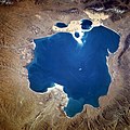 Satelitska snimka jezera Qinghai.