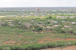 Skyline of Bura town.