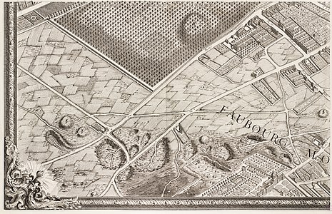 Turgot map of Paris, sheet 17, by Louis Bretez and Claude Lucas