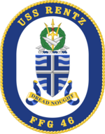 USS Rentz crest