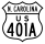 U.S. Highway 401A marker