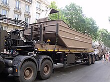 Vedette de Pontage F2 sur ensemble porte char 6X4