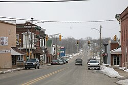 Main St. and W 2nd (Route 136)