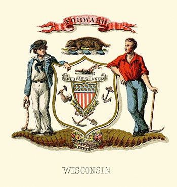 Coat of arms of Wisconsin