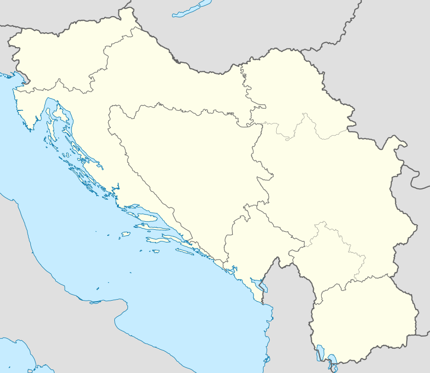 2018–19 SEHA League is located in Yugoslavia