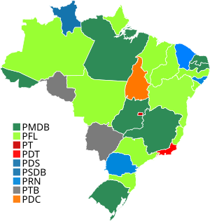 Elecciones parlamentarias de Brasil de 1990