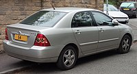 Toyota Corolla saloon (UK)