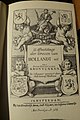 Same theme reused in title page of 32 portraits of the Counts of Holland, published 100 years later in 1663, this time with the Phrygian cap instead of the city shield.