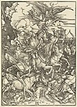 Four Horsemen of the Apocalypse, 1498, 39.5 × 28.5 cm, (NGA, 142352)