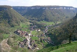 View of Baume-les-Messieurs