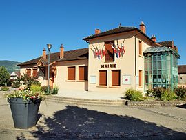 The town hall in Bouvesse-Quirieu