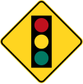 Traffic signal ahead