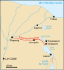 Carte du canal des pharaons.