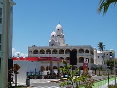 The San Agustín complex as seen from Luis Muñoz Rivera Ave in 2017.