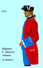 régiment de Courten de 1734 à 1762