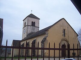 The church in Curtil-sous-Burnand