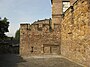 The Flodden Tower, with the Telfer Wall on the right, and Edinburgh Castle behind