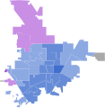 2022 Gainesville mayoral election by precinct