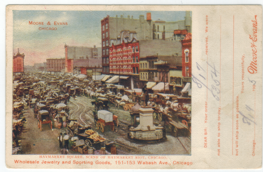 Haymarket Square circa 1905 (front)