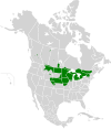 Aire de répartition du Méné laiton