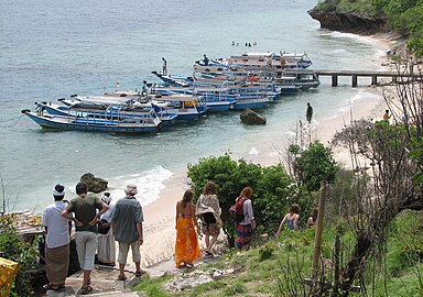 Wisatawan di Pulau Menjangan