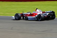 Photo de la Toyota TF107 de Jarno Trulli