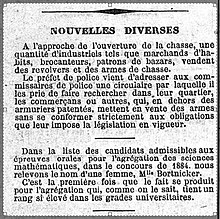 Journal des débats of 20 August 1884