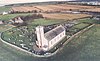 Aerial view of St Patrick's Church, Jurby