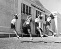 Key West High School Cheerleaders, 1947.