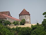 Taubenturm eines Bauernhofs im Département Aube, 15. Jahrhundert