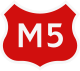 M5 highway shield}}