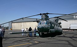 MH-47G Chinook during the aircraft's rollout ceremony 6 May 2007 at Boeing in Ridley Park