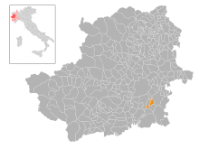 Localisation de Cambiano