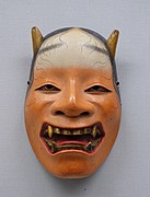 Namanari mask at the Tokyo National Museum. Edo period, 1700s or 1800s.