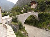 Die Ritibrücke in Neubrück unterhalb von Stalden.