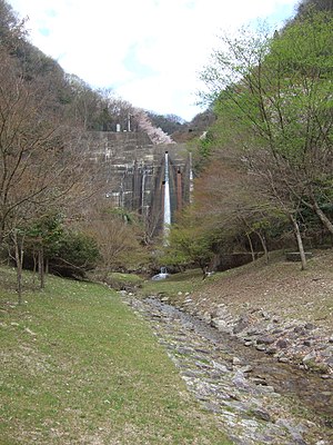 中流域の砂防堰堤