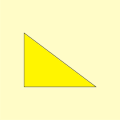 Animated visual proof for the Pythagorean theorem by rearrangement.