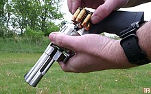 S&W 610 10mm revolver with moonclips