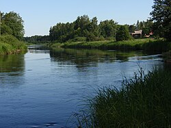 Merikarvianjoki Merikarvialla on Karvianjoen suuhaaroista suurin